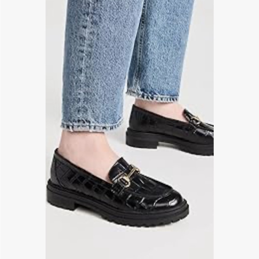 Madewell Black Patent Loafers